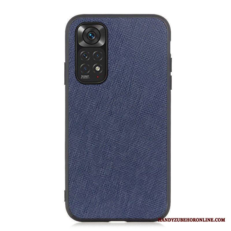 Case Xiaomi Redmi Note 11 / 11S Aitoa Teksturoitua Nahkaa