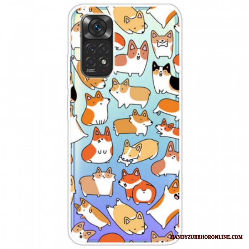 Case Xiaomi Redmi Note 11 / 11S Saumaton Useita Koiria