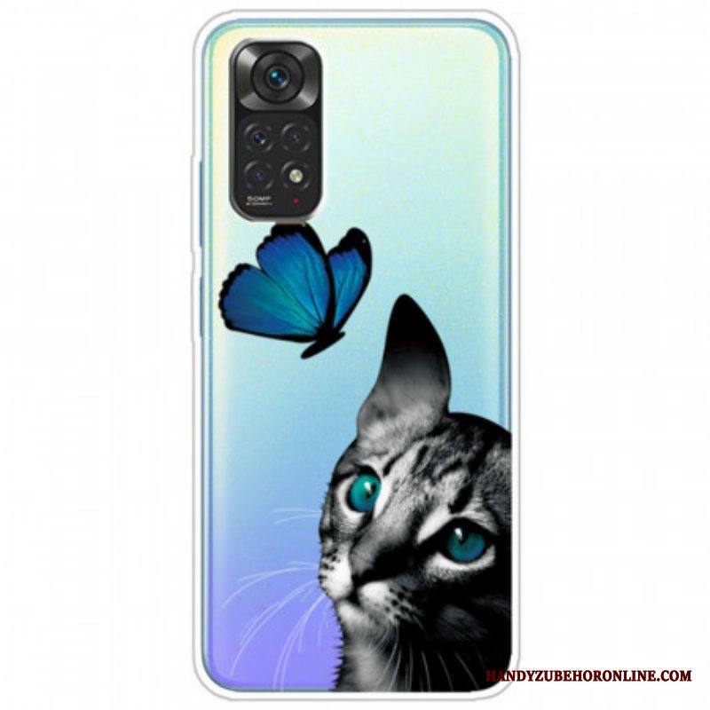 Case Xiaomi Redmi Note 11 Pro / 11 Pro 5G Kissa Ja Perhonen