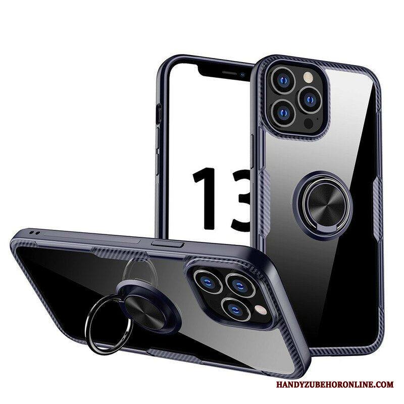 Case iPhone 13 Pro Max Hiilikuitumetallirengas