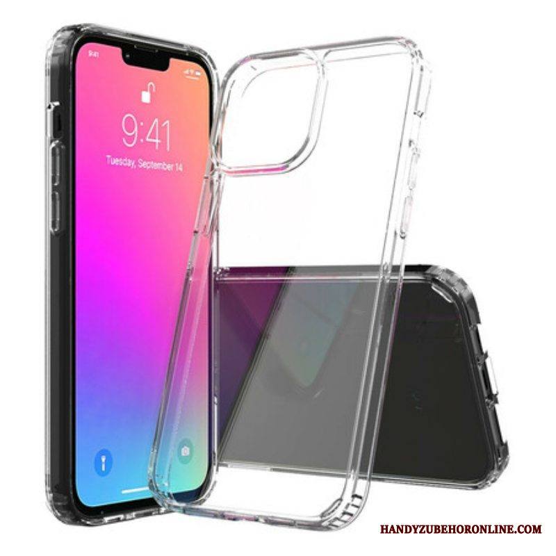 Case iPhone 13 Pro Max Läpinäkyvä Hybridi