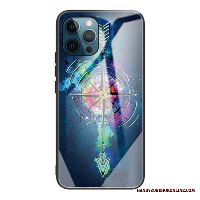 Case iPhone 13 Pro Max Wind Rose Karkaistu Lasi