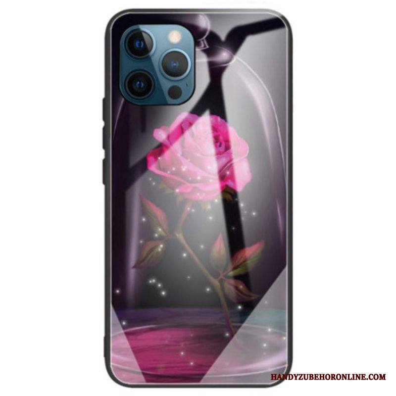 Case iPhone 14 Pro Max Vaaleanpunainen Karkaistu Lasi
