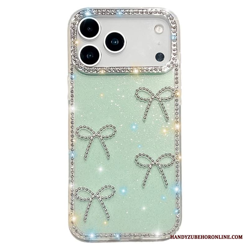 Case iPhone 17 Pro Max Puhelinkuoret Perhos- Ja Kimallekoriste