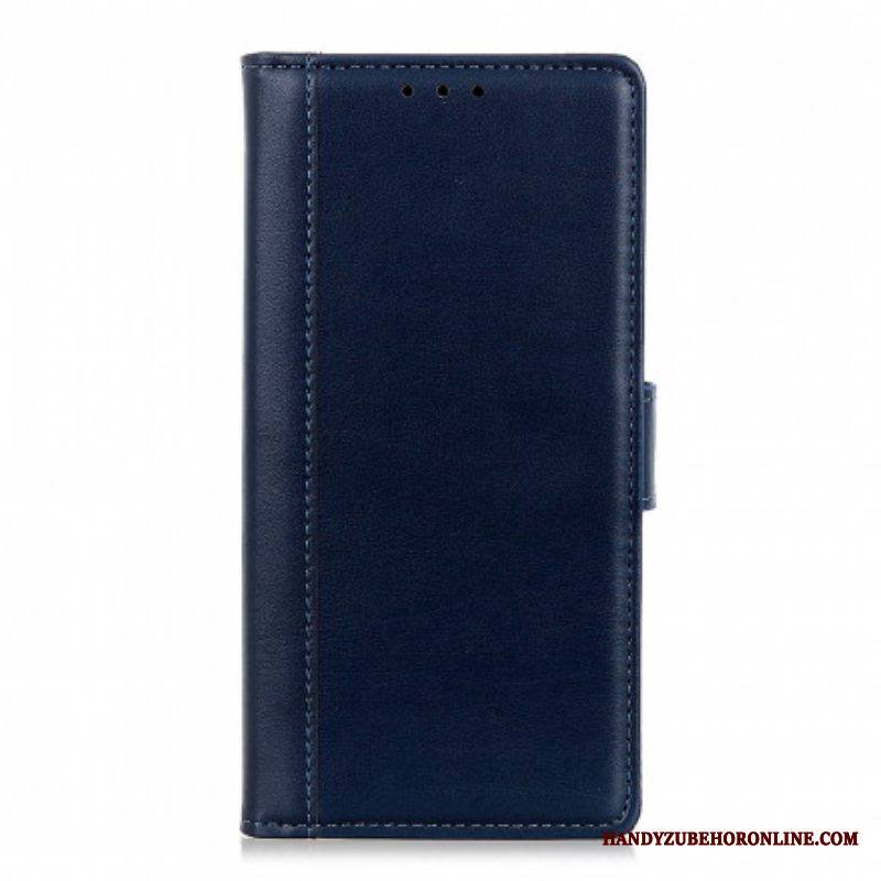 Flip Case Moto G60S Nahan Muotoilu