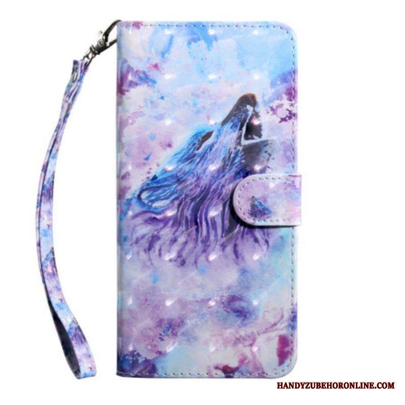 Flip Case Samsung Galaxy A51 5G Vesiväri Wolf