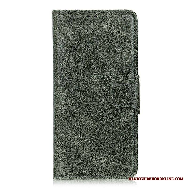 Flip Case Samsung Galaxy A52 4G / A52 5G / A52s 5G Käännettävä Nahkaefekti