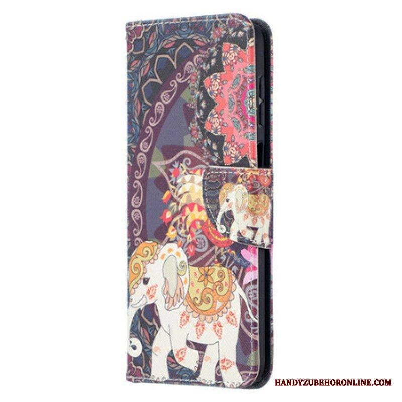 Flip Case Samsung Galaxy M12 / A12 Intian Norsu