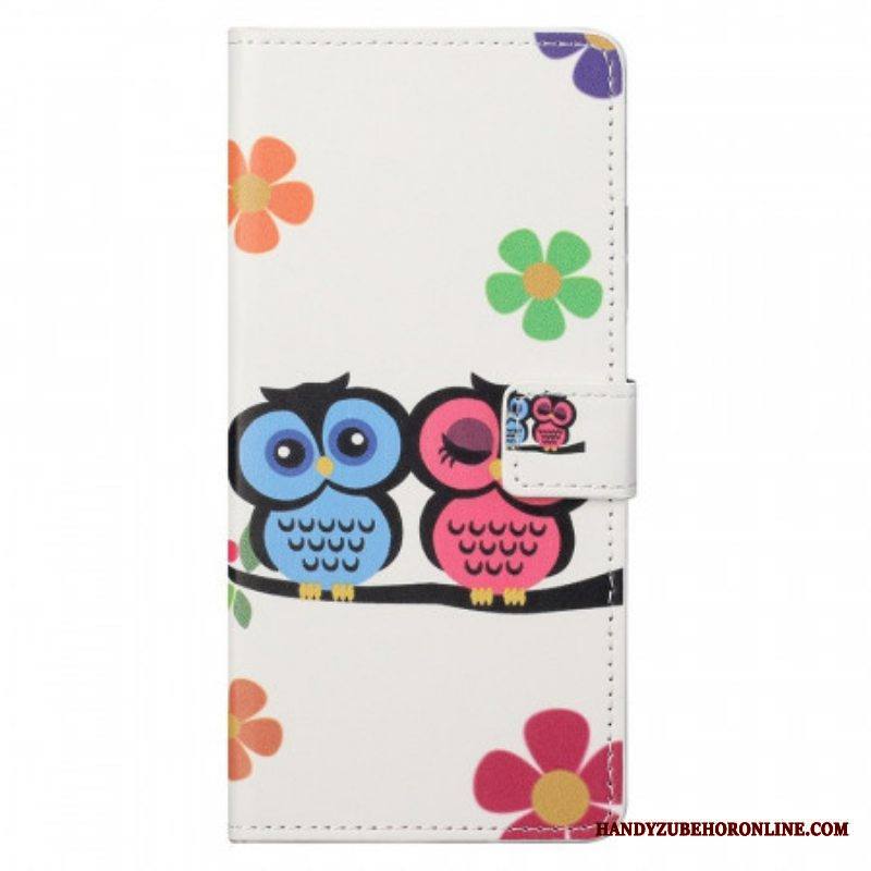 Flip Case Samsung Galaxy M23 5G Pöllöpari