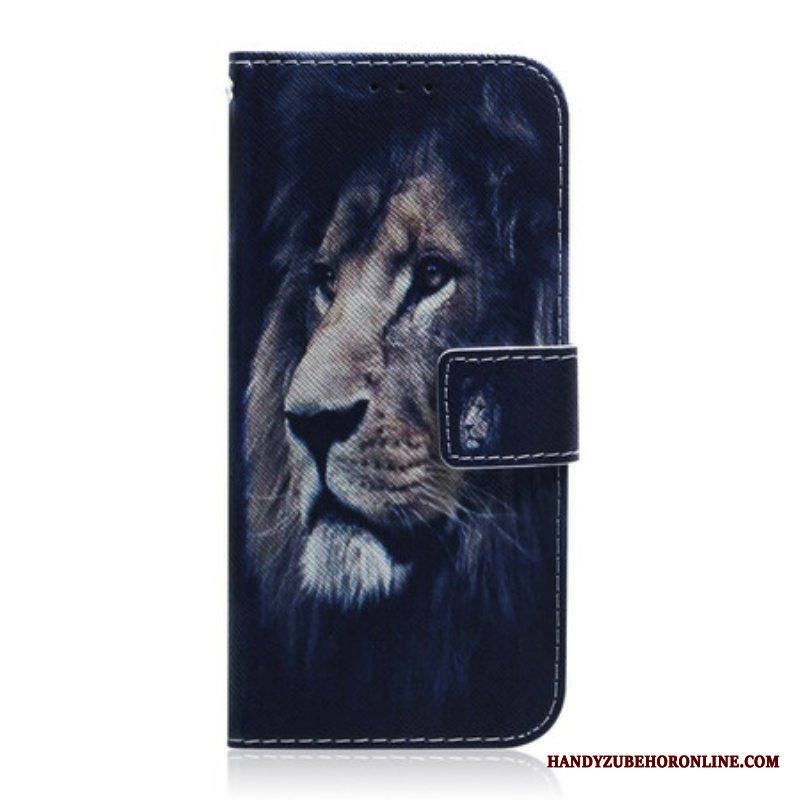 Flip Case Samsung Galaxy S21 Plus 5G Unelma-leijona