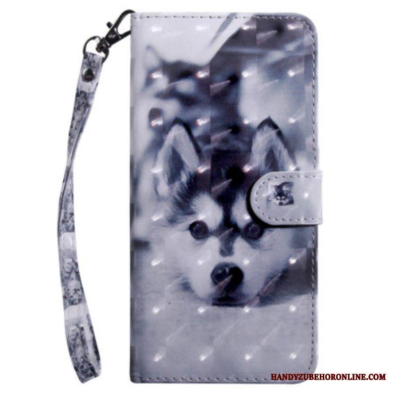 Flip Case Samsung Galaxy S23 5G Suojaketju Kuori Thong Husky