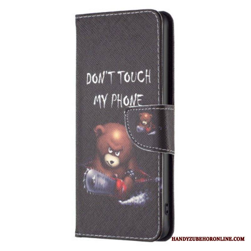 Flip Case Samsung Galaxy S23 Ultra 5G Vaarallinen Karhu