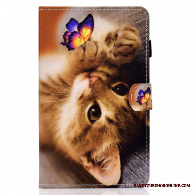 Flip Case Samsung Galaxy Tab A8 (2021) Kissani Ja Perhonen