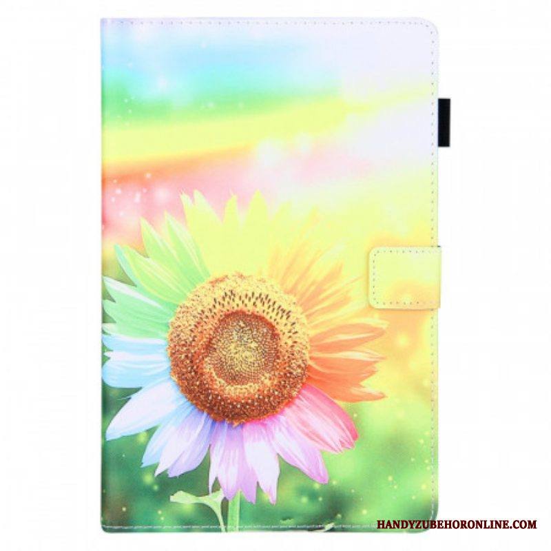 Flip Case Samsung Galaxy Tab A8 (2021) Kukkia Auringossa