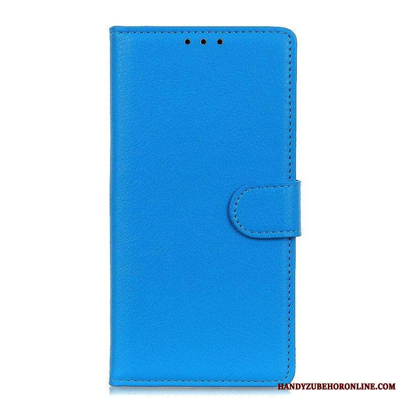 Flip Case Sony Xperia 1 IV Perinteinen Litchi Faux Leather