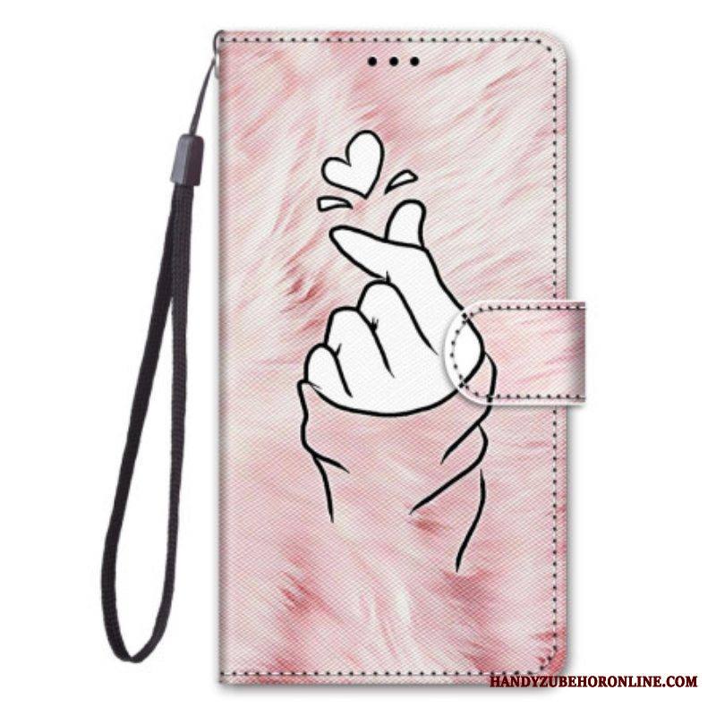 Flip Case Sony Xperia 10 IV Sormen Sydän