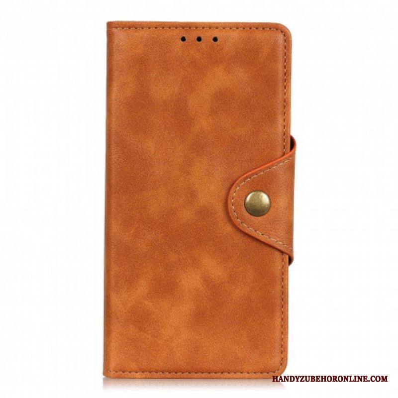 Flip Case Sony Xperia 5 III Keinonahkainen Nappi