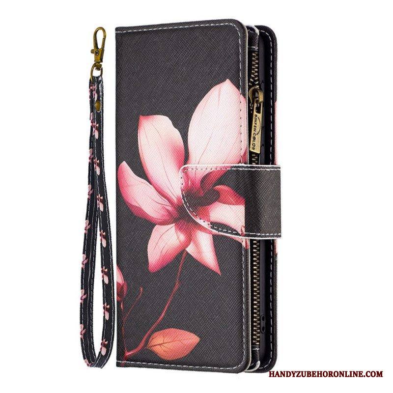 Flip Case Xiaomi 12 / 12X Kukkavetoketjullinen Tasku