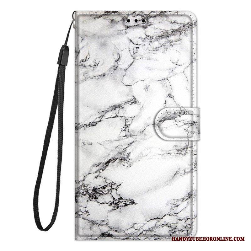 Flip Case Xiaomi 12 / 12X Marmori Kaulanauhalla