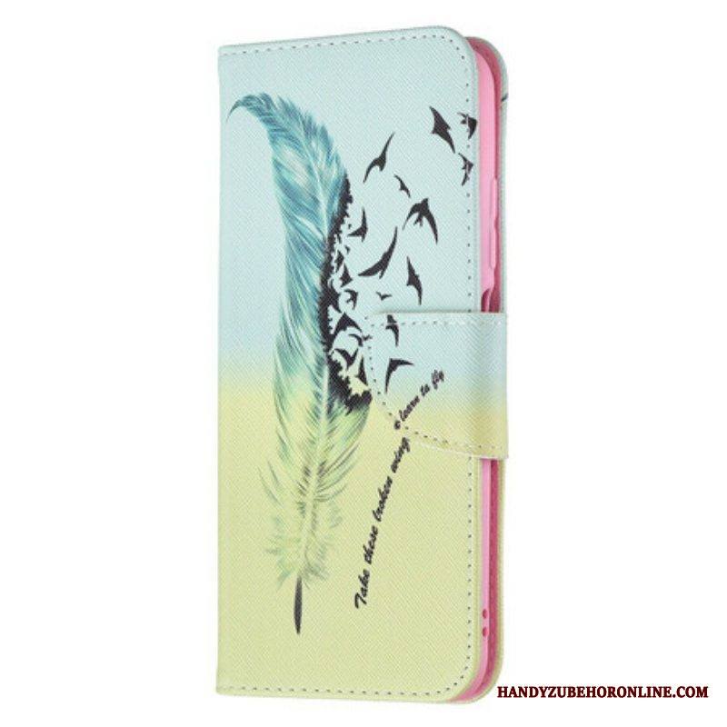 Flip Case Xiaomi Redmi Note 10 5G Oppia Lentämään