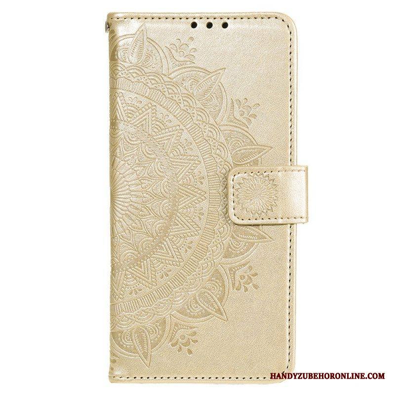Flip Case Xiaomi Redmi Note 11 / 11S Auringon Mandala
