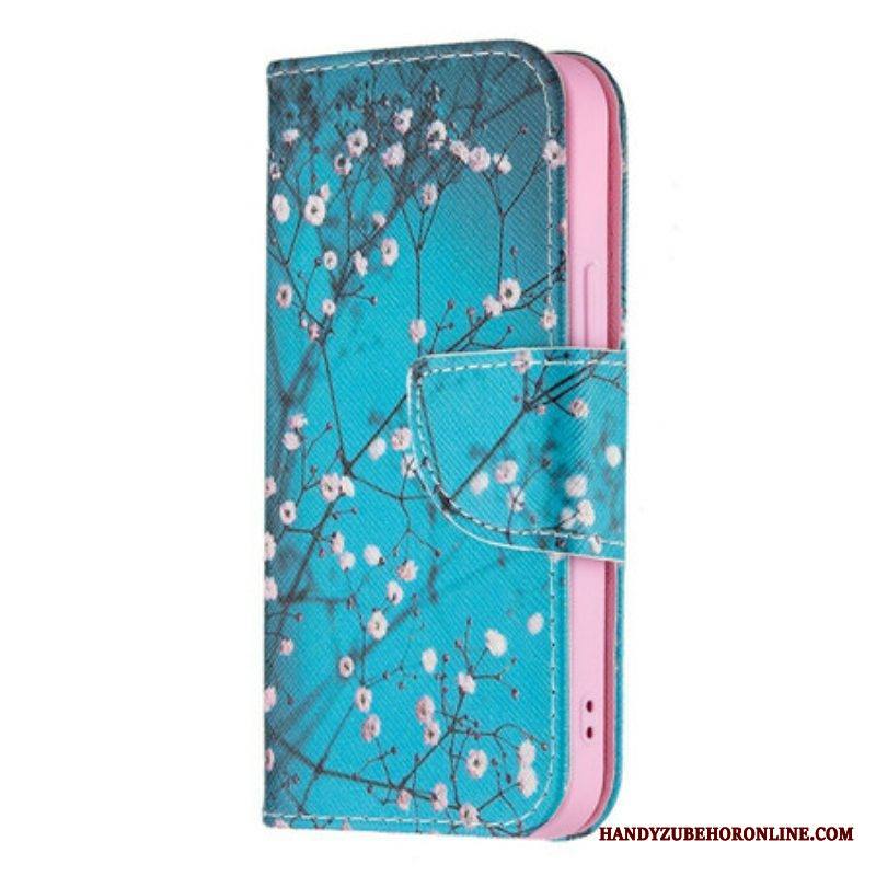 Flip Case iPhone 13 Mini Kukkiva Oksa