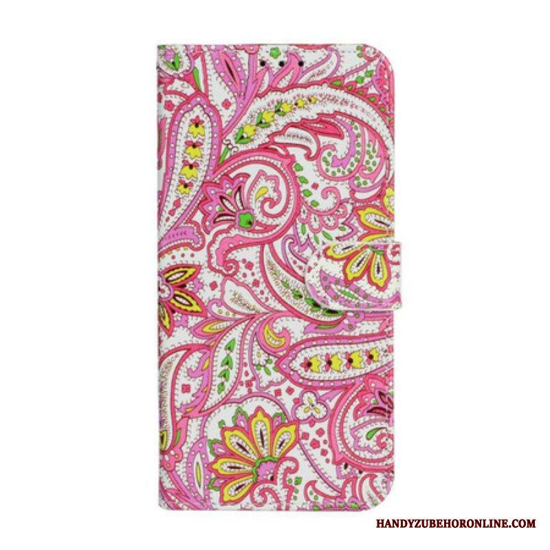 Flip Case iPhone 13 Mini Värikäs Barokki