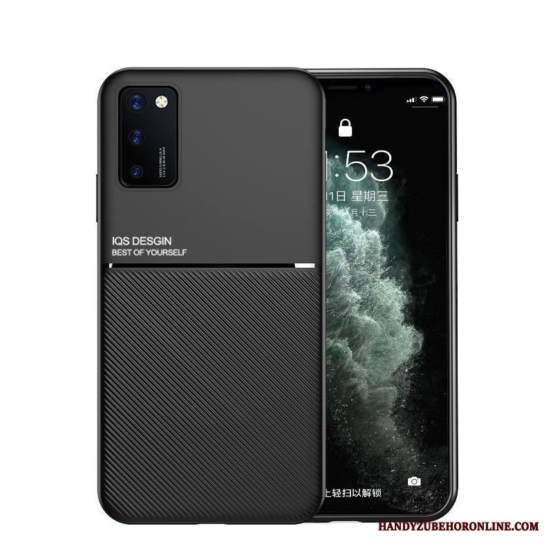 Honor View30 Pro Kuori Murtumaton Musta All Inclusive Silikoni Kukkakuvio Trendi Nahka