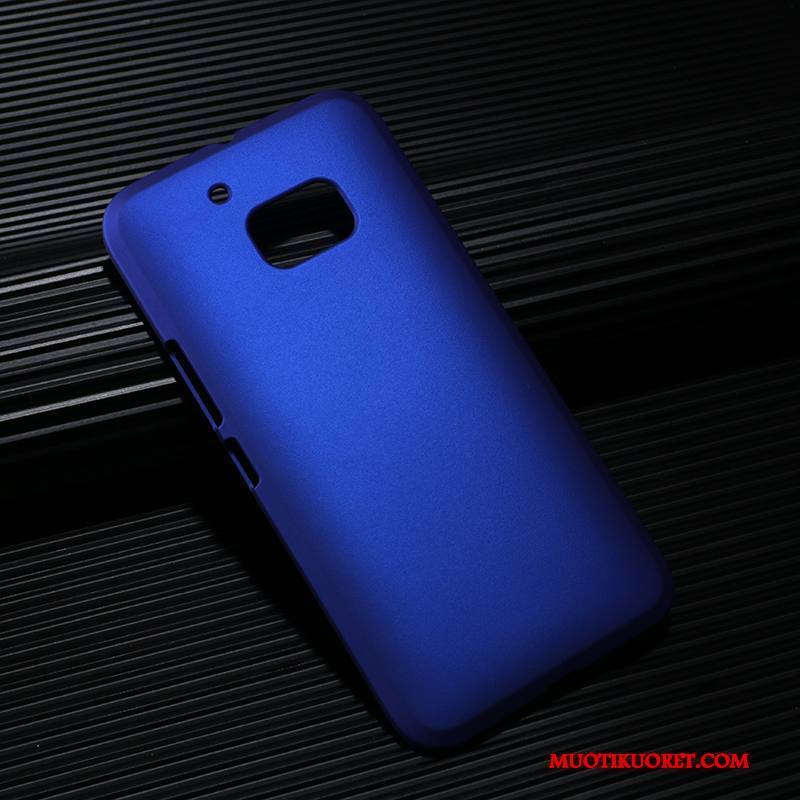 Htc 10 Kova Yksinkertainen Suojaus Pesty Suede Kuori Sininen Puhelimen Kuoret