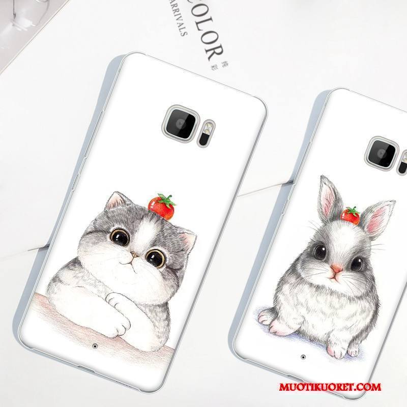 Htc U Ultra Luova Valkoinen Kotelo Kuori Maalaus Kova Murtumaton