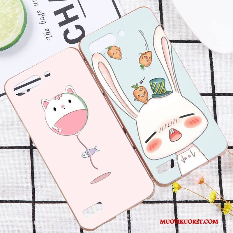 Huawei Ascend G6 Suojaus Kova Kuori Uusi Kohokuviointi Trendi Kotelo