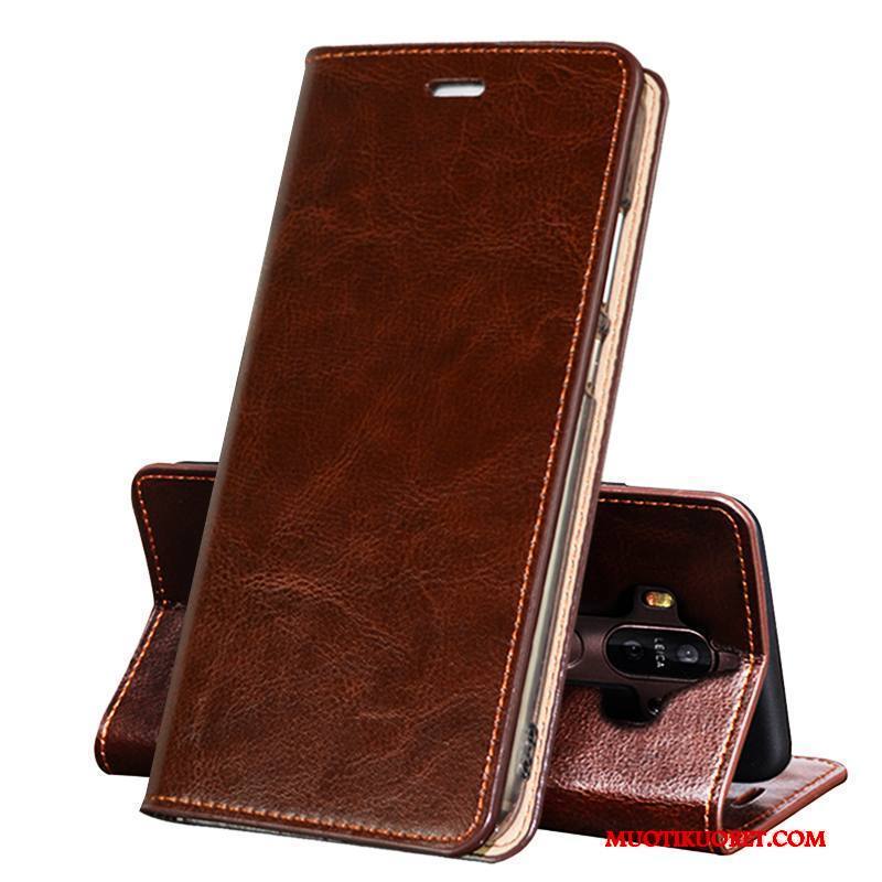 Huawei Mate 10 Kuori Murtumaton Aito Nahka Kuoret Kotelo Suojaus All Inclusive Puhelimen Kuoret
