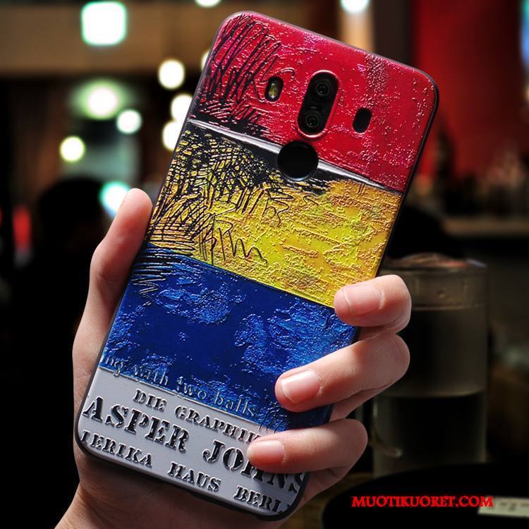 Huawei Mate 10 Kuori Silikoni All Inclusive Monivärinen Luova Pehmeä Neste Murtumaton Puhelimen Kuoret