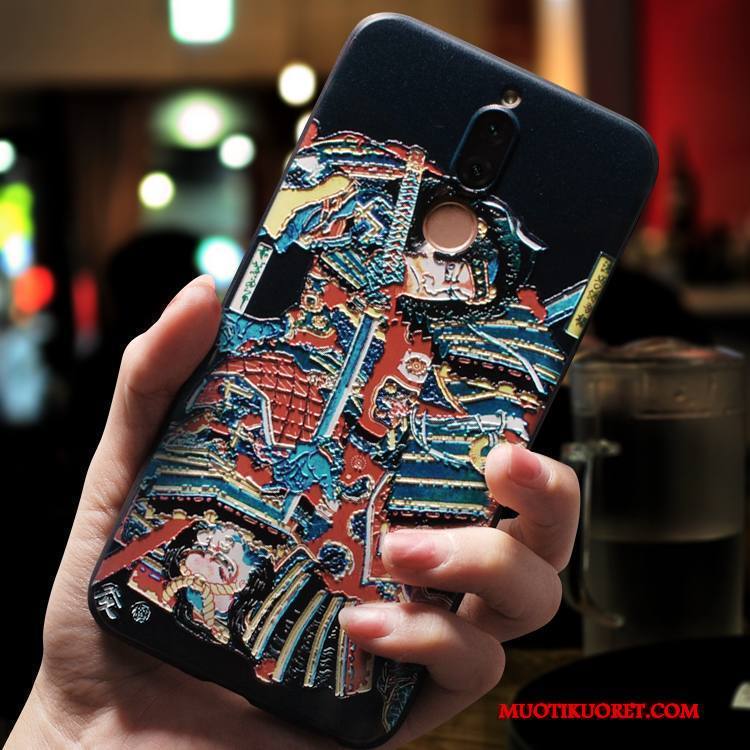 Huawei Mate 10 Lite Kuori Rikkaus Musta Luova Murtumaton Trendi Persoonallisuus Silikoni