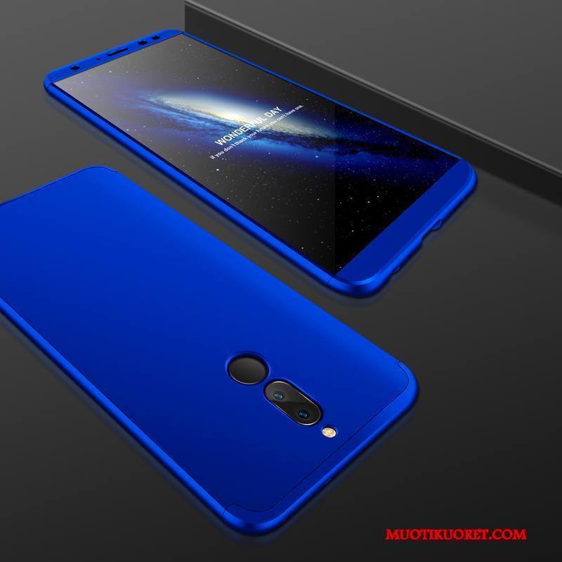 Huawei Mate 10 Lite Pesty Suede Kotelo Sininen Kova All Inclusive Kuori Puhelimen Kuoret