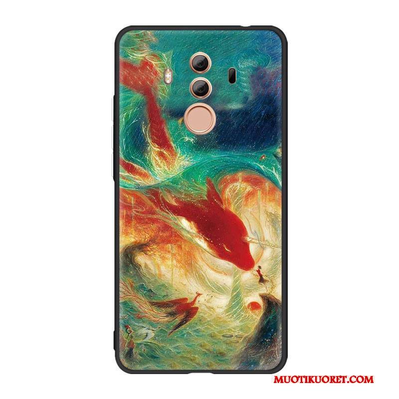 Huawei Mate 10 Pro Kuori Silikoni Monivärinen Tide-brändi Puhelimen Kuoret Pehmeä Neste Murtumaton All Inclusive