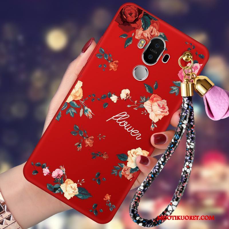 Huawei Mate 10 Pro Kuori Silikoni Punainen Puhelimen Kuoret Suojaus Pehmeä Neste All Inclusive Murtumaton