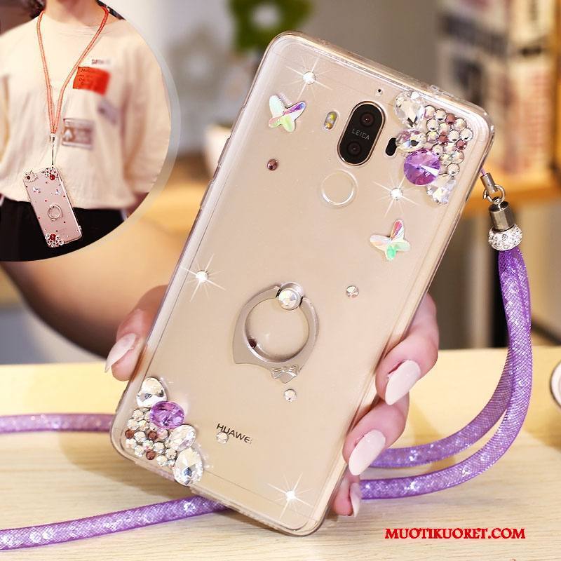 Huawei Mate 10 Pro Strassi Kotelo Kuori Puhelimen Suojaus Violetti