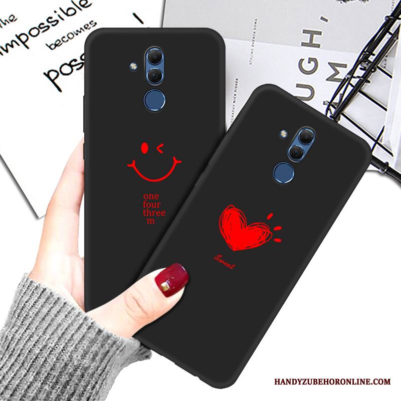 Huawei Mate 20 Lite Kuori Suojaus Trendi Sarjakuva Kotelo Musta All Inclusive Puhelimen Kuoret