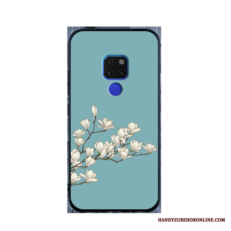 Huawei Mate 20 X Kuori Ripustettavat Koristeet Kotelo Suojaus Sininen Pehmeä Neste Puhelimen Kuoret Murtumaton