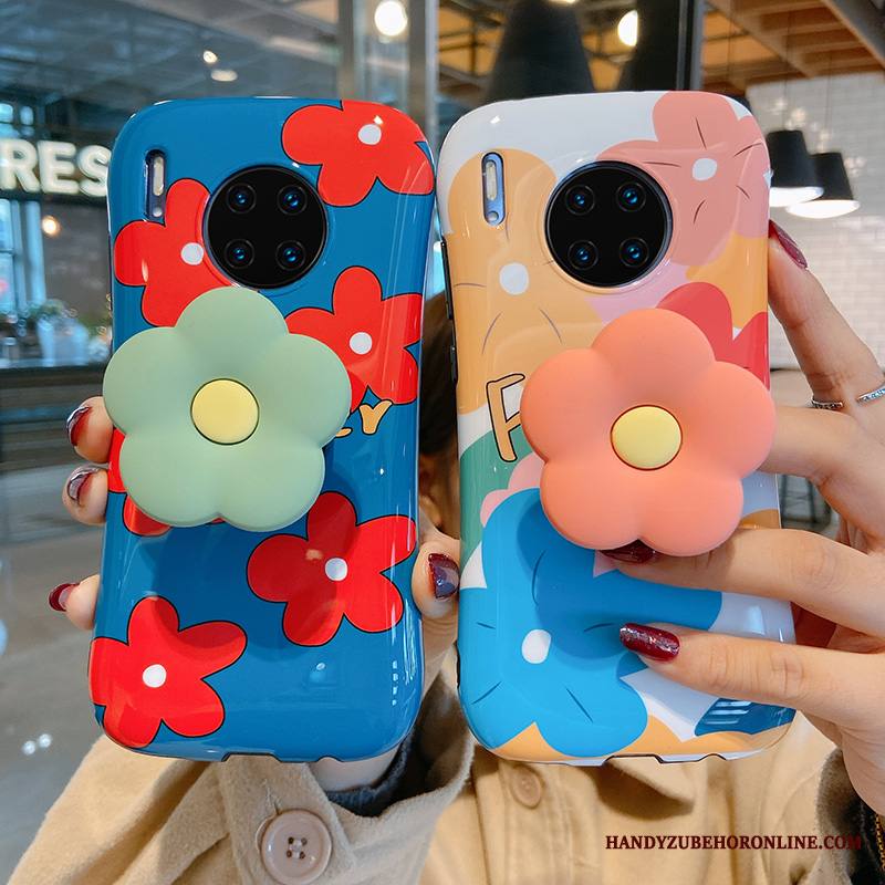 Huawei Mate 30 Kuori Murtumaton Kotelo Kukkia Silikoni All Inclusive Pieni