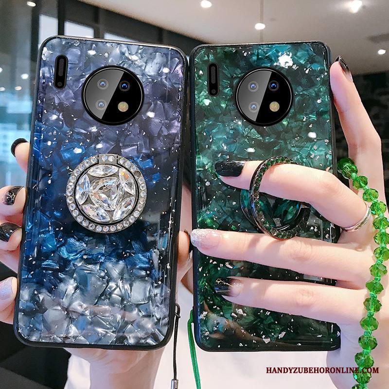 Huawei Mate 30 Kuori Pehmeä Neste Ripustettavat Koristeet Trendi Niitti Tähtitaivas Karkaisu Silikoni