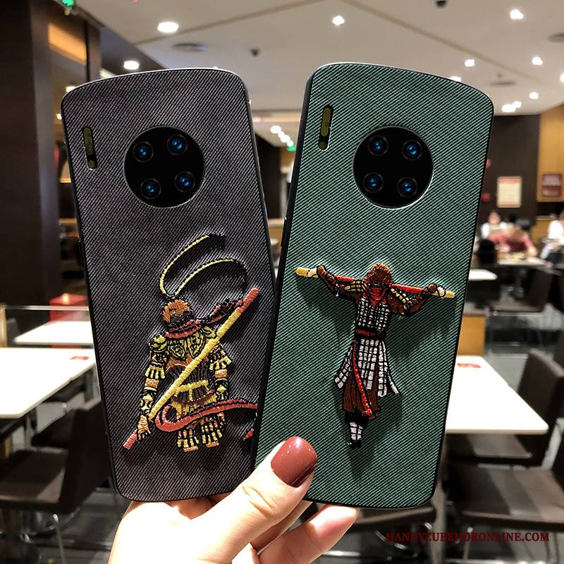 Huawei Mate 30 Kuori Tide-brändi Persoonallisuus Rakastunut Kirjonta All Inclusive Ohut Uhkea