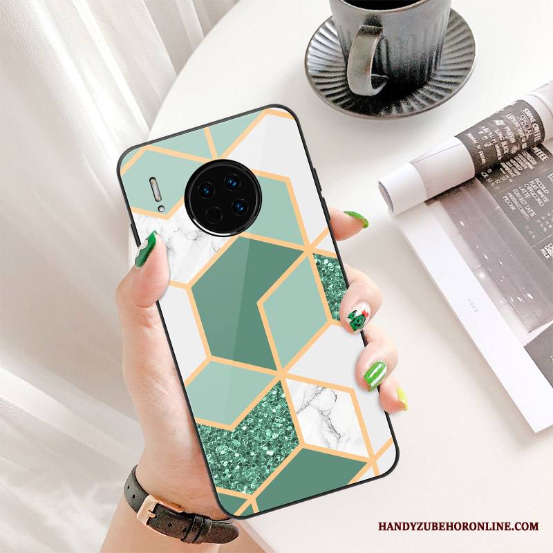 Huawei Mate 30 Kuori Vihreä Tide-brändi Puhelimen Kuoret Tila Tuuli Net Red Lasi