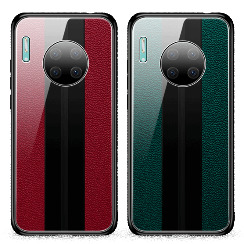 Huawei Mate 30 Luova Kuori Persoonallisuus Tide-brändi Punainen Murtumaton Lasi