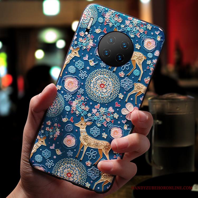 Huawei Mate 30 Pro Kuori Pehmeä Neste Ihana Sininen Persoonallisuus Murtumaton Uusi Tide-brändi
