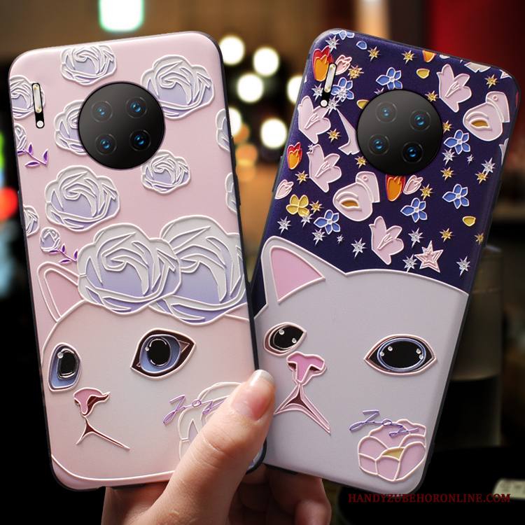 Huawei Mate 30 Pro Kuori Puhelimen Kuoret Ripustettavat Koristeet Persoonallisuus Tide-brändi Pesty Suede Ohut Luova
