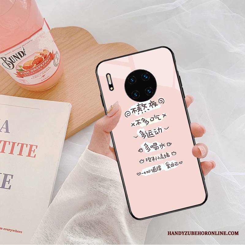 Huawei Mate 30 Pro Persoonallisuus Ultra Jauhe Ihana Kuori Lasi Murtumaton