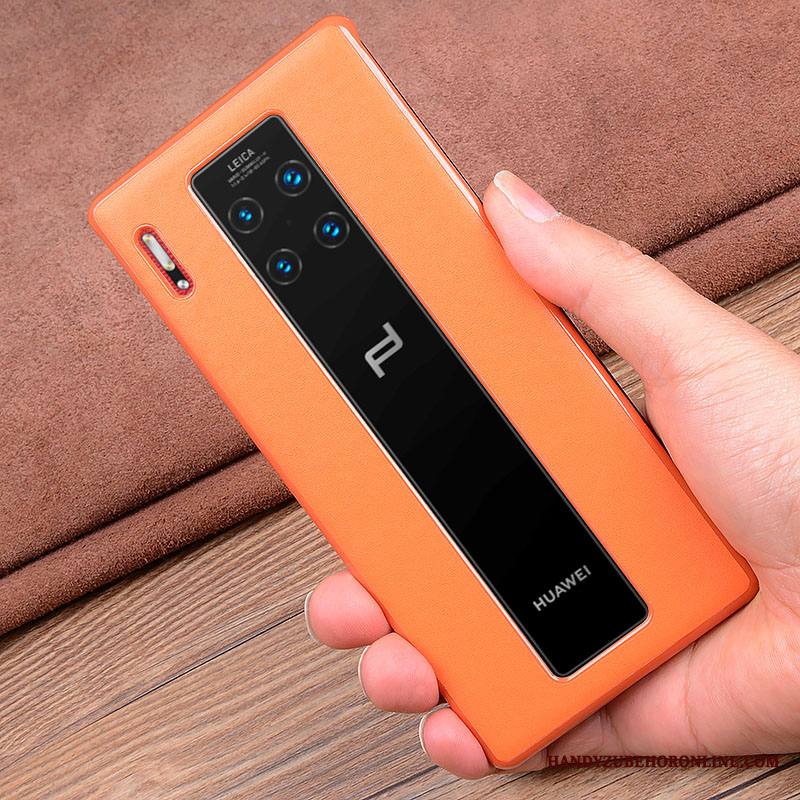 Huawei Mate 30 Rs Kuori Suojaus Kotelo Aito Nahka Luova Puhelimen Keltainen Puhelimen Kuoret