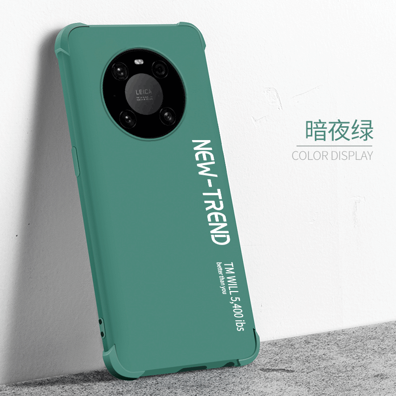 Huawei Mate 40 Luova Vihreä Kotelo Pehmeä Neste Kuori Persoonallisuus Suojaus